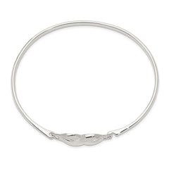 Sterling Silver Infinity Bangle QB914
