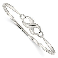 Sterling Silver Infinity Bangle QB914