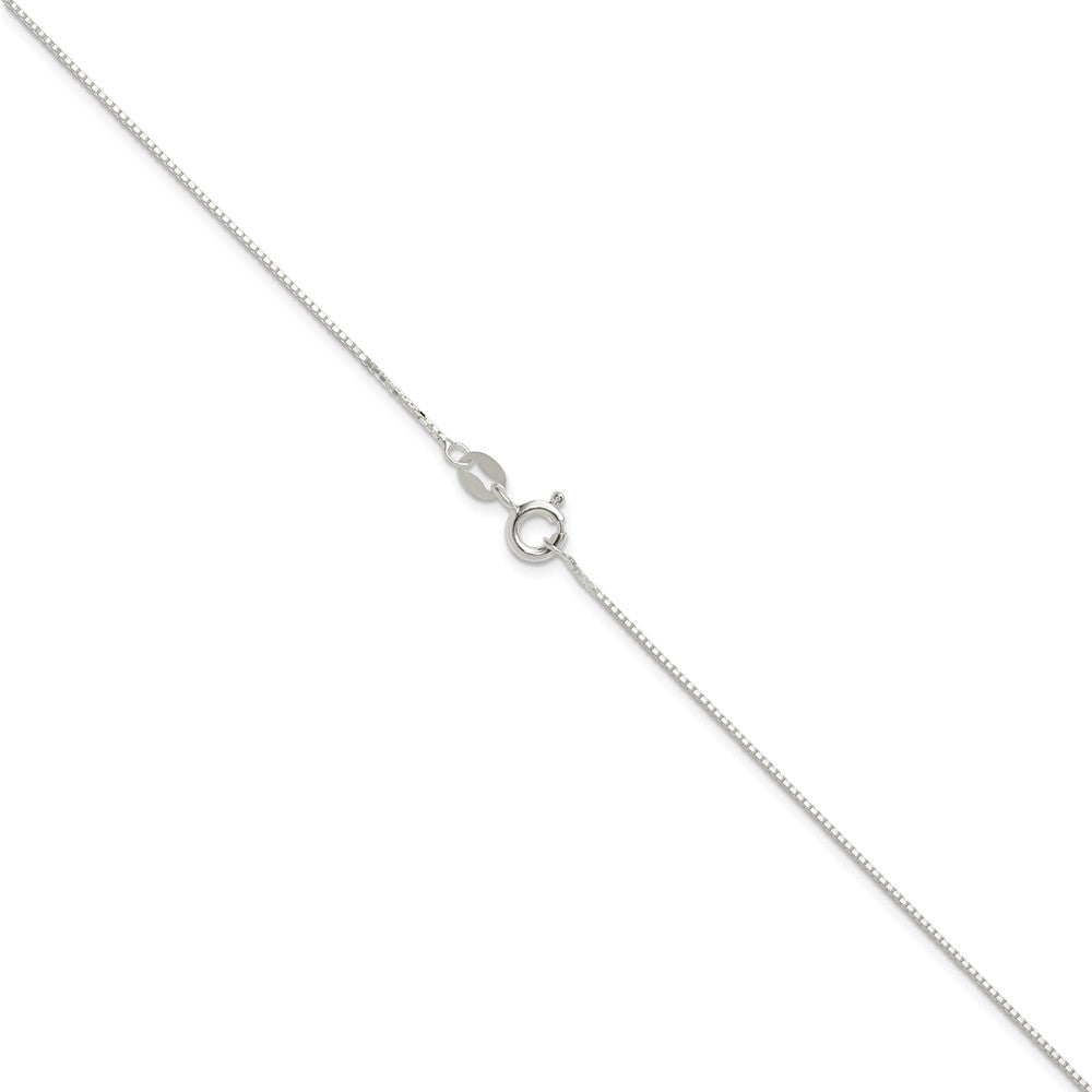 Sterling Silver .8mm 8 Sided Diamond-cut Box ChainQBR015