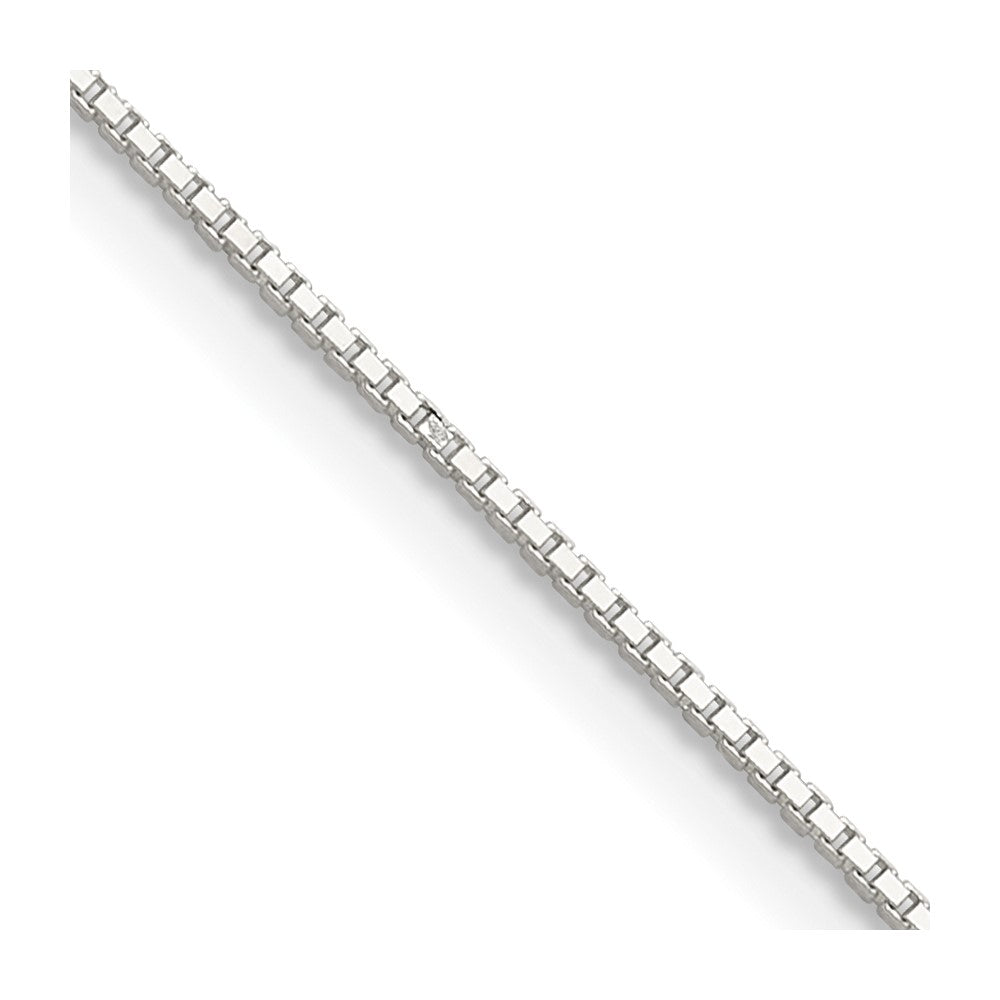 Sterling Silver .8mm 8 Sided Diamond-cut Box ChainQBR015