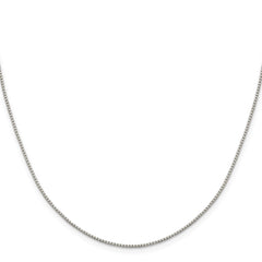 Sterling Silver 1.15mm 8 Sided Diamond-cut Box ChainQBR022