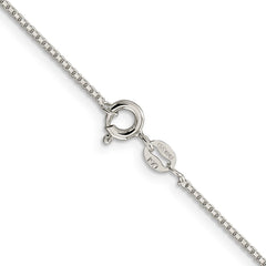 Sterling Silver 1.15mm 8 Sided Diamond-cut Box ChainQBR022