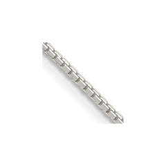 Sterling Silver 1.15mm 8 Sided Diamond-cut Box ChainQBR022