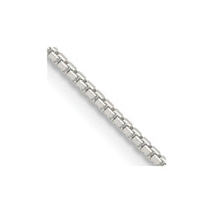 Sterling Silver 1.25mm 8 Sided Diamond-cut Box ChainQBR024