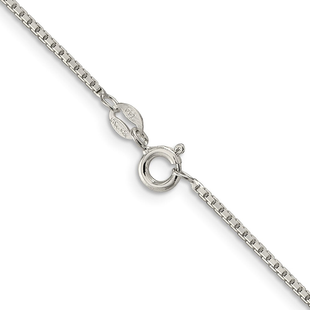 Sterling Silver 1.35mm 8 Sided Diamond-cut Box ChainQBR026