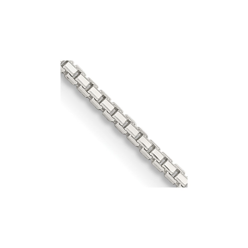 Sterling Silver 1.35mm 8 Sided Diamond-cut Box ChainQBR026