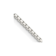Sterling Silver 1.35mm 8 Sided Diamond-cut Box ChainQBR026