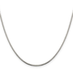 Sterling Silver 1.5mm 8 Sided Diamond-cut Box ChainQBR028
