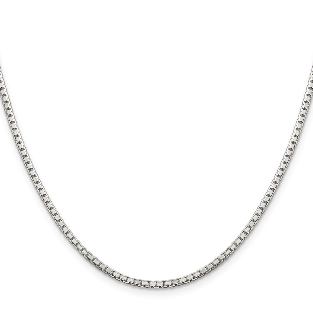 Sterling Silver 2mm 8 Sided Diamond-cut Box ChainQBR040