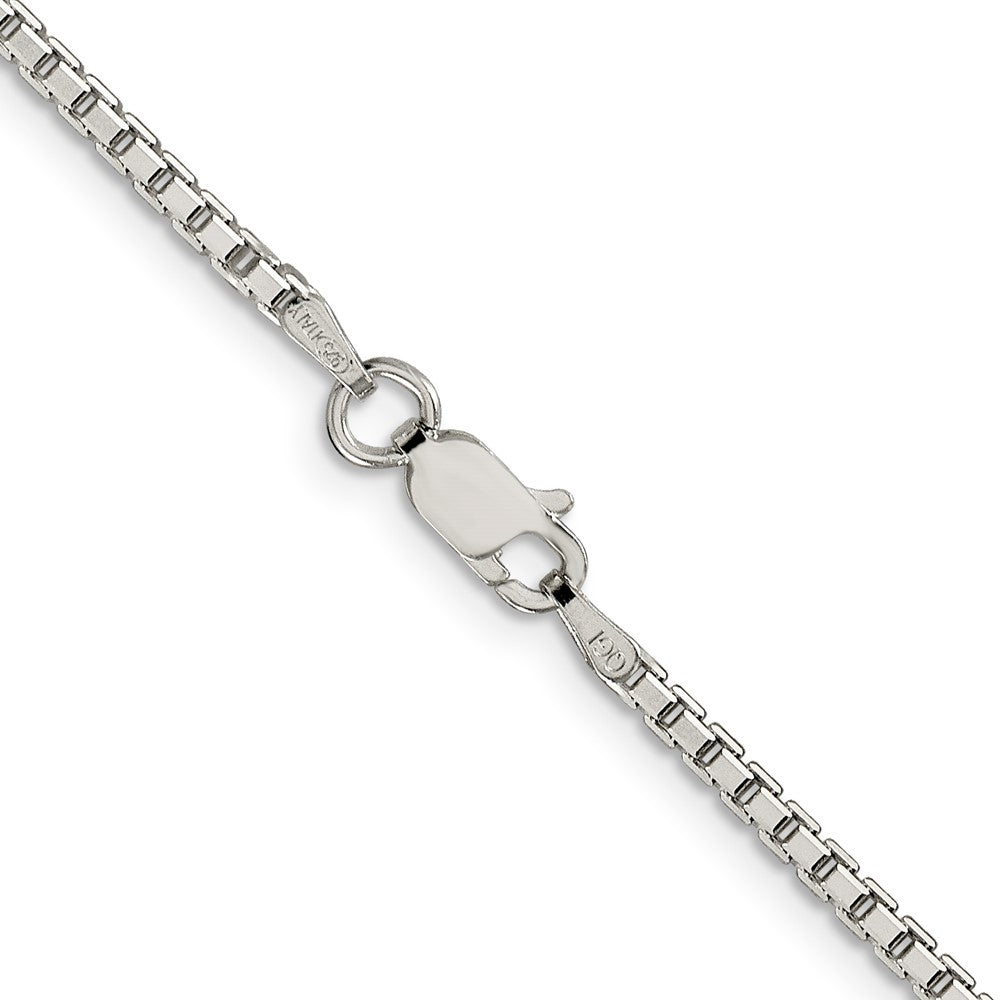 Sterling Silver 2mm 8 Sided Diamond-cut Box ChainQBR040