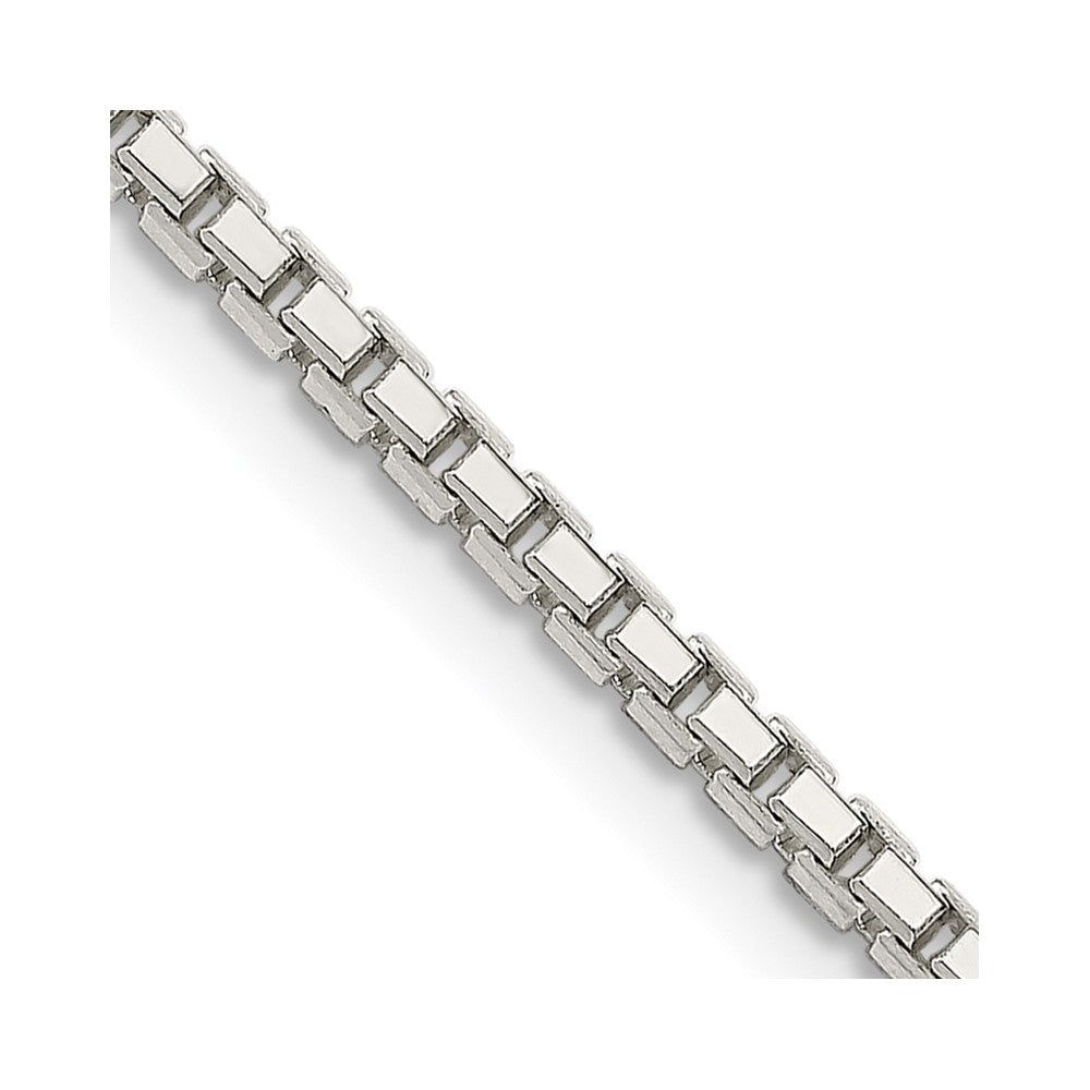Sterling Silver 2mm 8 Sided Diamond-cut Box ChainQBR040