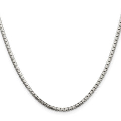 Sterling Silver 2.5mm 8 Sided Diamond-cut Box ChainQBR050
