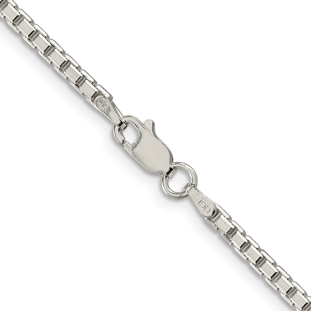 Sterling Silver 2.5mm 8 Sided Diamond-cut Box ChainQBR050