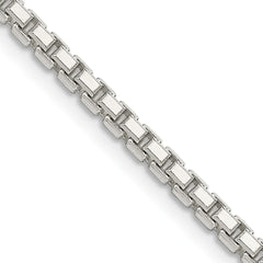 Sterling Silver 2.5mm 8 Sided Diamond-cut Box ChainQBR050