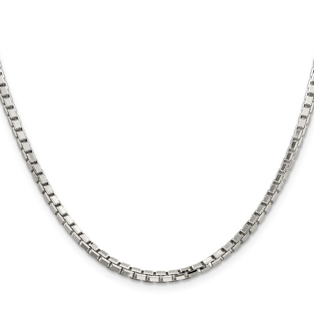 Sterling Silver 2.9mm 8 Sided Diamond-cut Box ChainQBR057