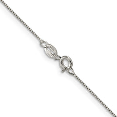 Sterling Silver .6mm Box ChainQBX012