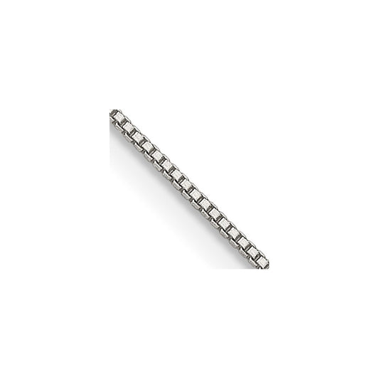 Sterling Silver .6mm Box ChainQBX012