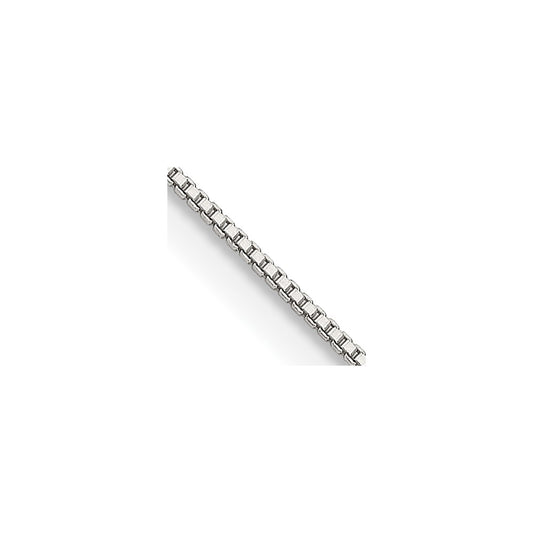 Sterling Silver .8mm Box ChainQBX015