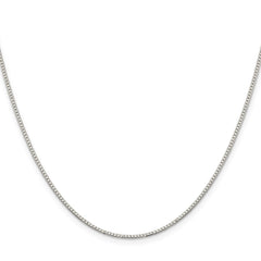Sterling Silver 1.1mm Box ChainQBX022
