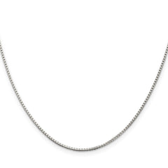 Sterling Silver 1.25mm Box ChainQBX024