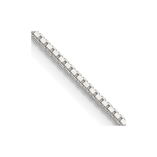 Sterling Silver 1.25mm Box ChainQBX024