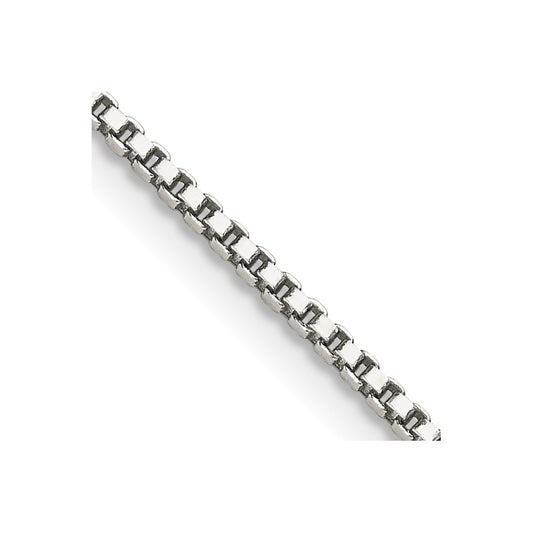Sterling Silver 1.4mm Box ChainQBX026