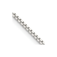 Sterling Silver 1.5mm Box ChainQBX028