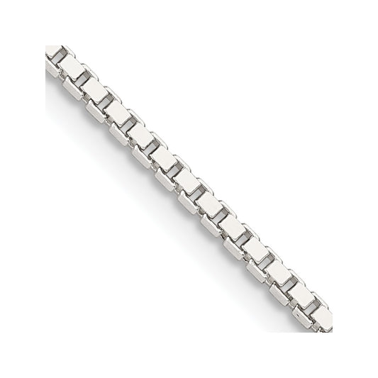 Sterling Silver 1.75mm Box ChainQBX035
