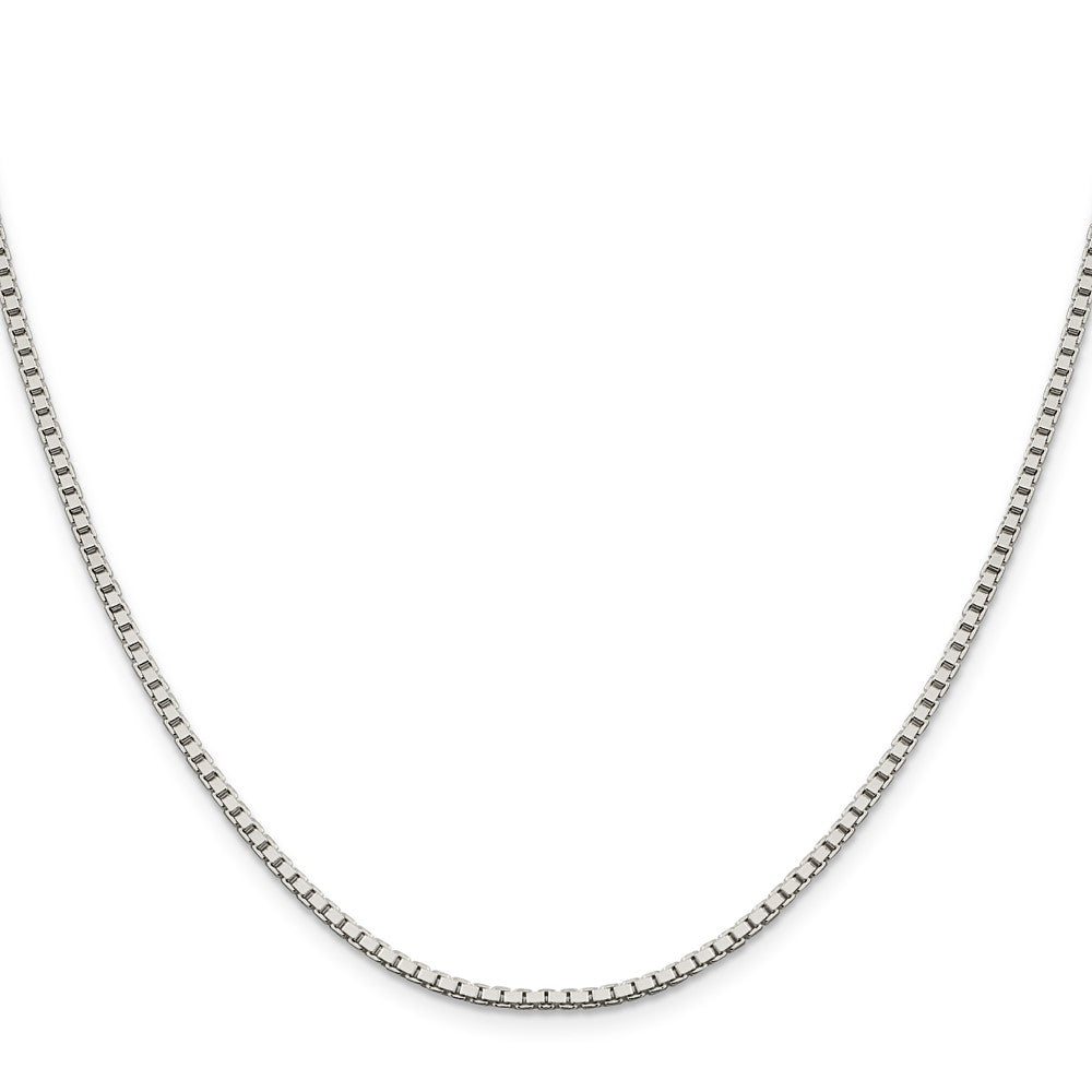 Sterling Silver 1.9mm Box ChainQBX037