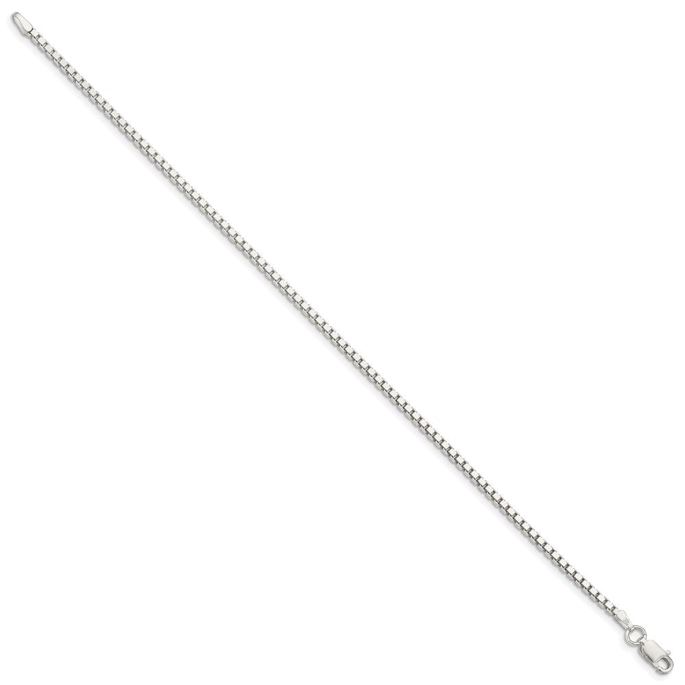 Sterling Silver 1.9mm Box Chain QBX037-8