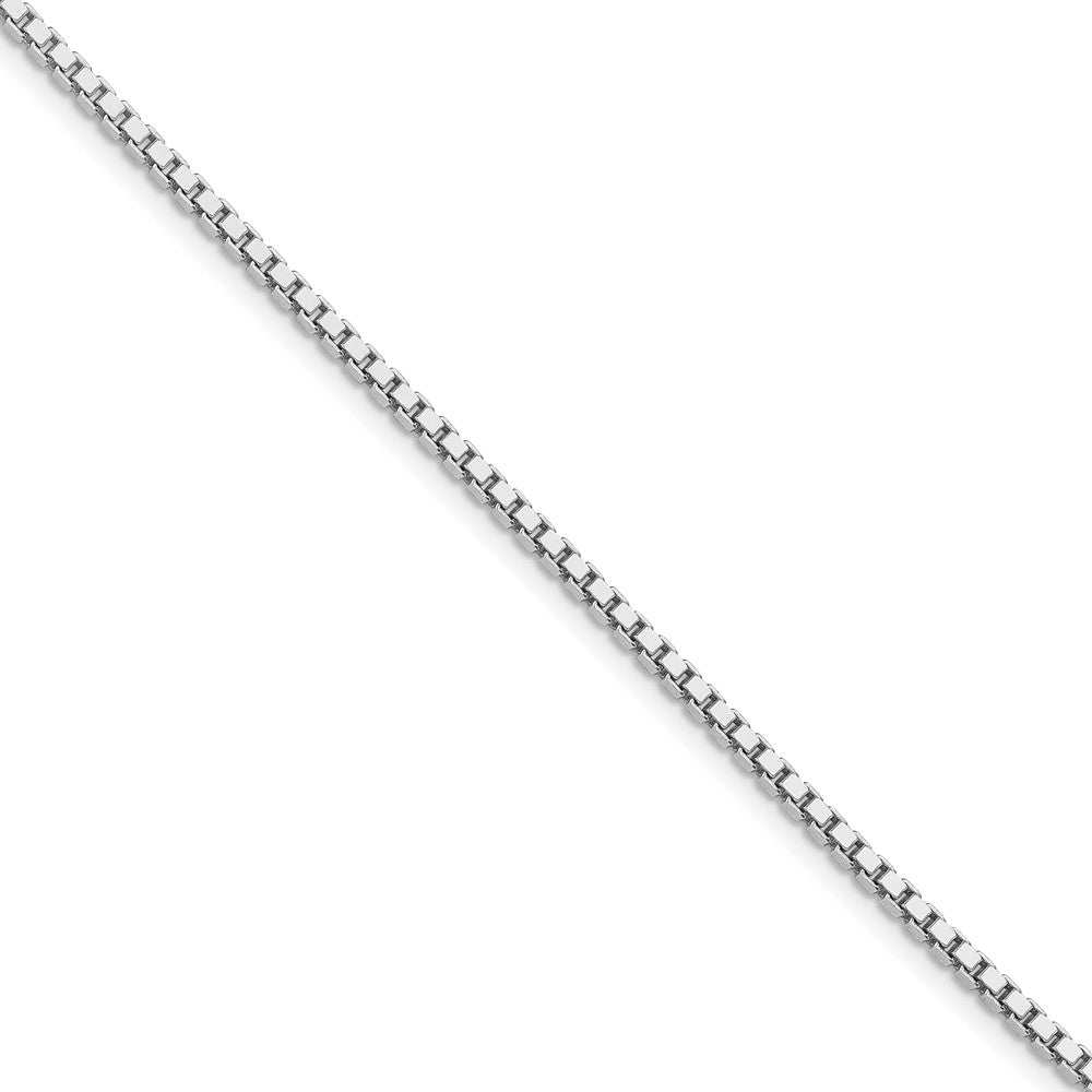 Sterling Silver Rhodium-plated 1.9mm Box ChainQBX037R