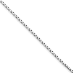 Sterling Silver Rhodium-plated 1.9mm Box ChainQBX037R