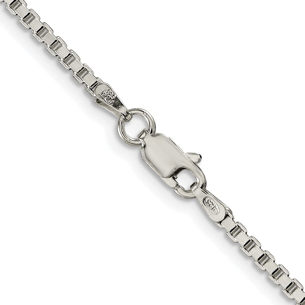 Sterling Silver Rhodium-plated 2mm Box ChainQBX040R