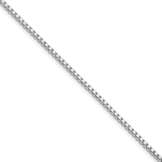Sterling Silver Rhodium-plated 2mm Box ChainQBX040R