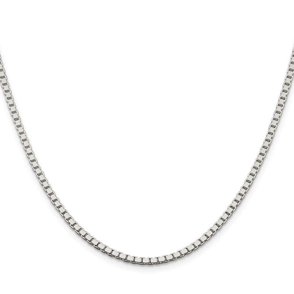 Sterling Silver 2.5mm Box ChainQBX050