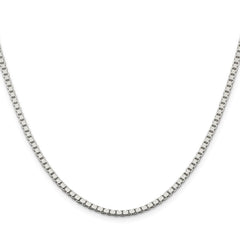 Sterling Silver 2.5mm Box ChainQBX050