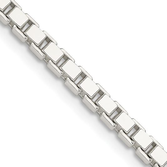 Sterling Silver 3mm Box ChainQBX057