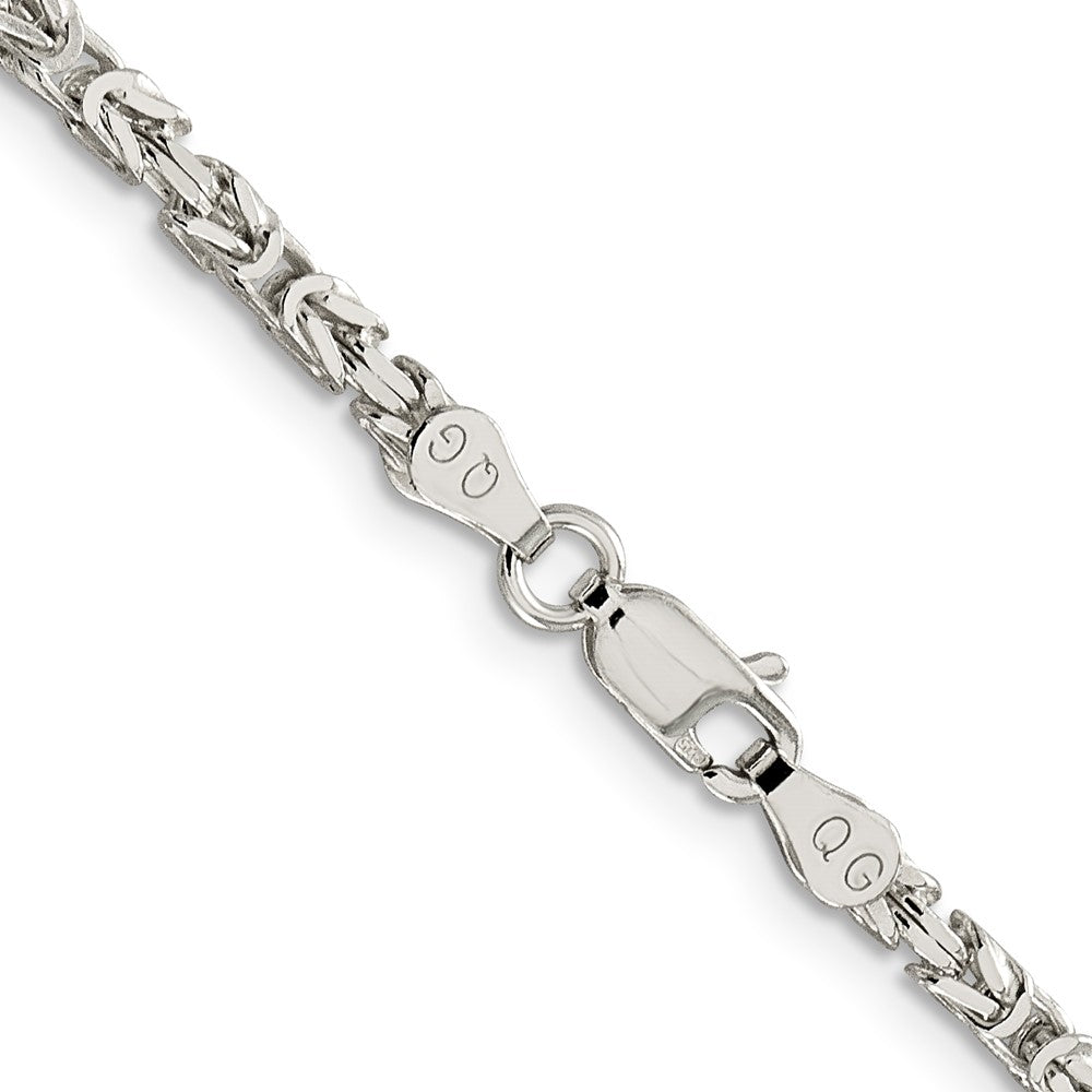 Sterling Silver 2.5mm Byzantine ChainQBZ060