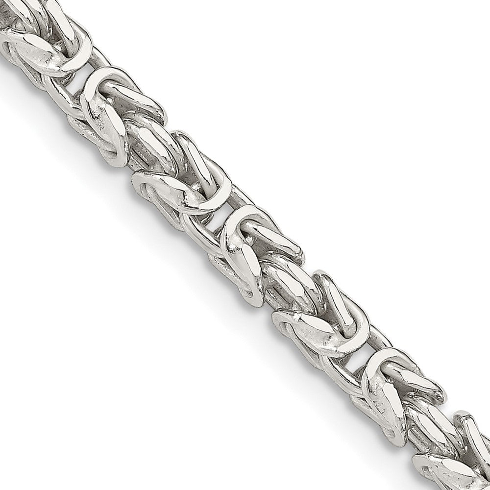 Sterling Silver 3.25mm Byzantine ChainQBZ080