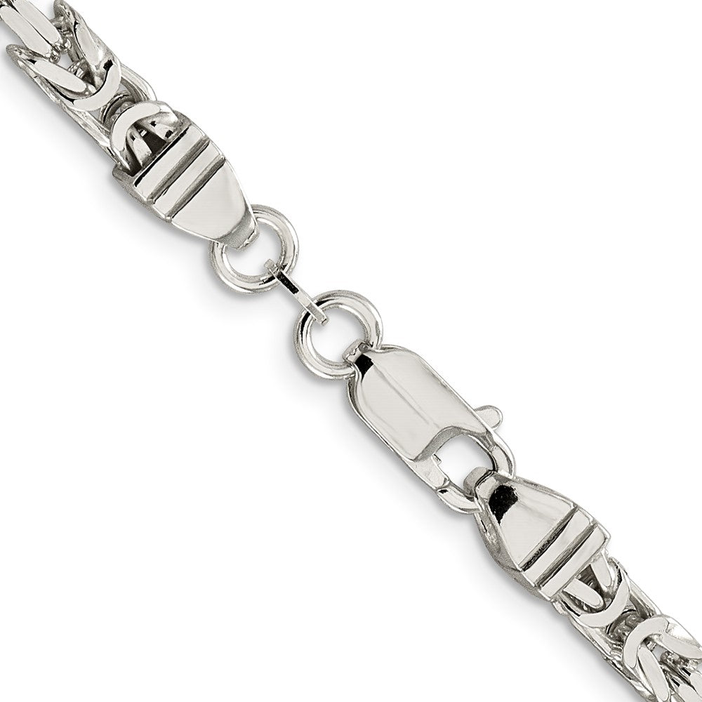 Sterling Silver 4.25mm Byzantine ChainQBZ100