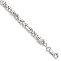 Sterling Silver 4.25mm Byzantine Chain QBZ100-8
