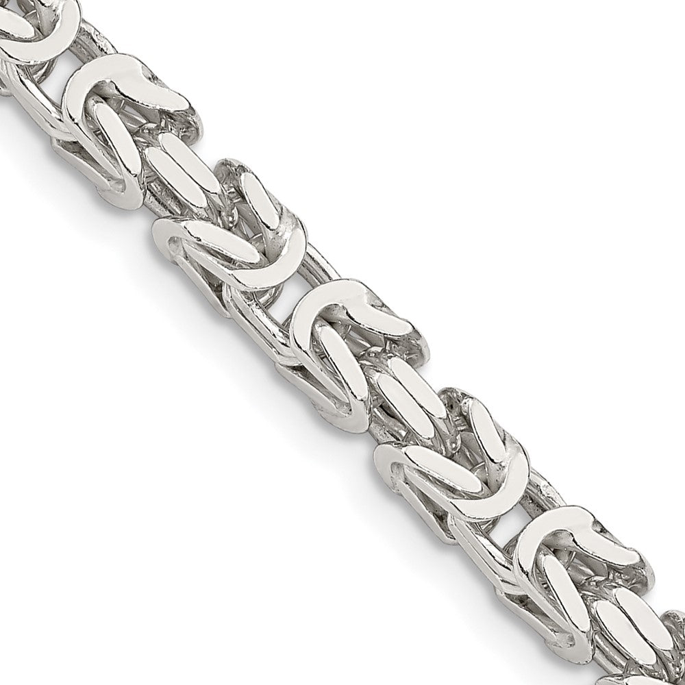 Sterling Silver 4.25mm Byzantine ChainQBZ100