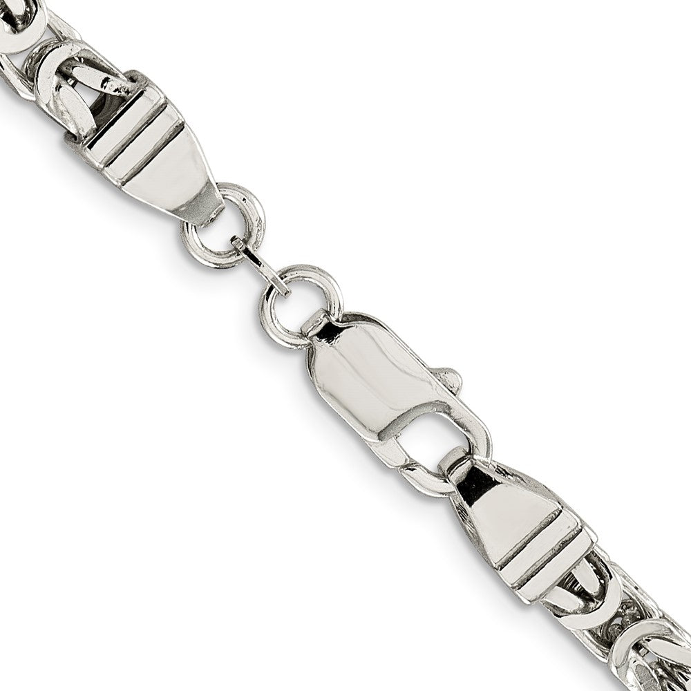 Sterling Silver 5mm Byzantine ChainQBZ120