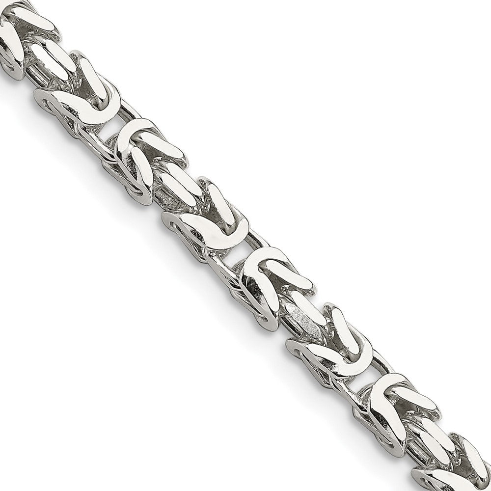 Sterling Silver 5mm Byzantine ChainQBZ120