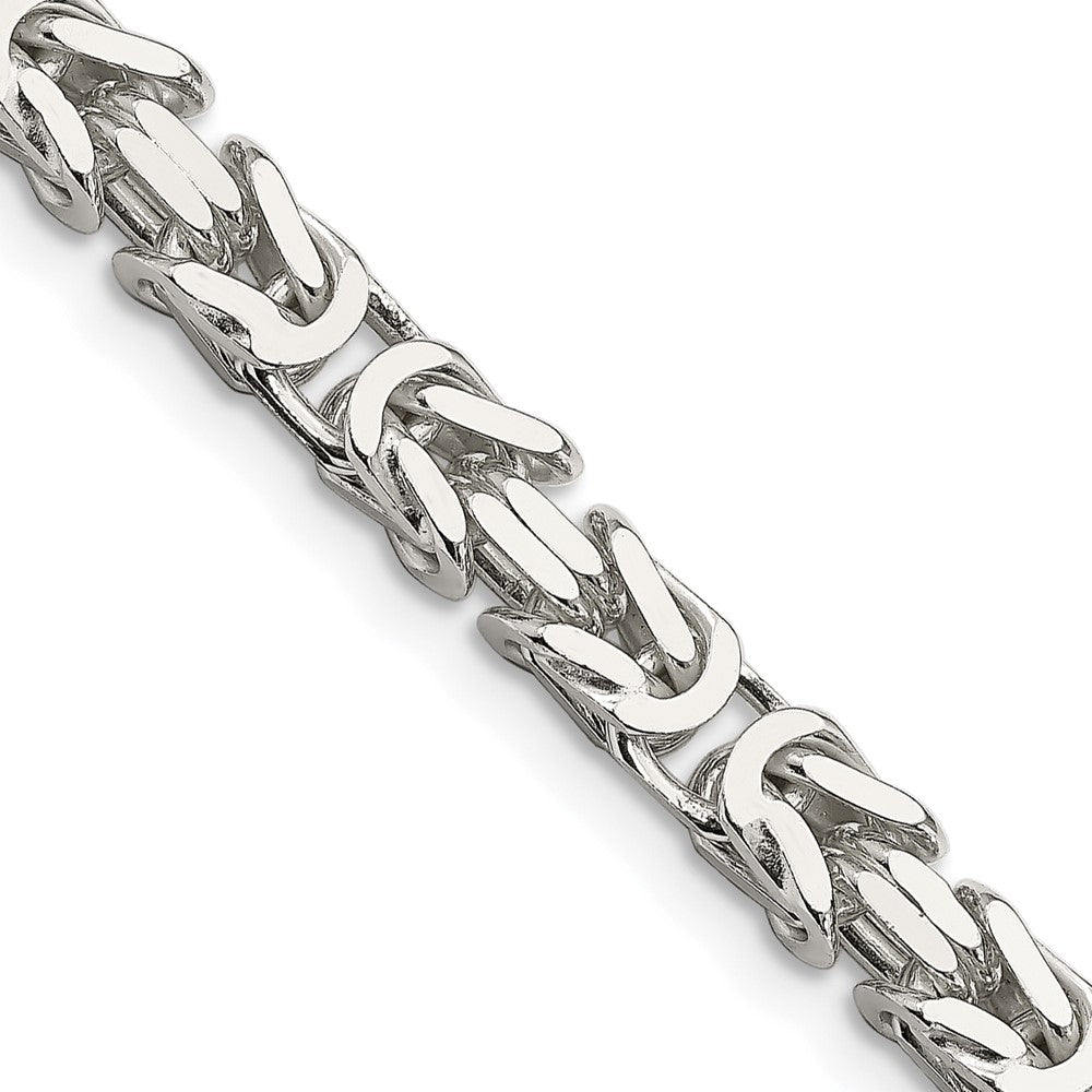 Sterling Silver 6mm Byzantine ChainQBZ150