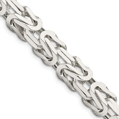 Sterling Silver 8.25mm Byzantine ChainQBZ200