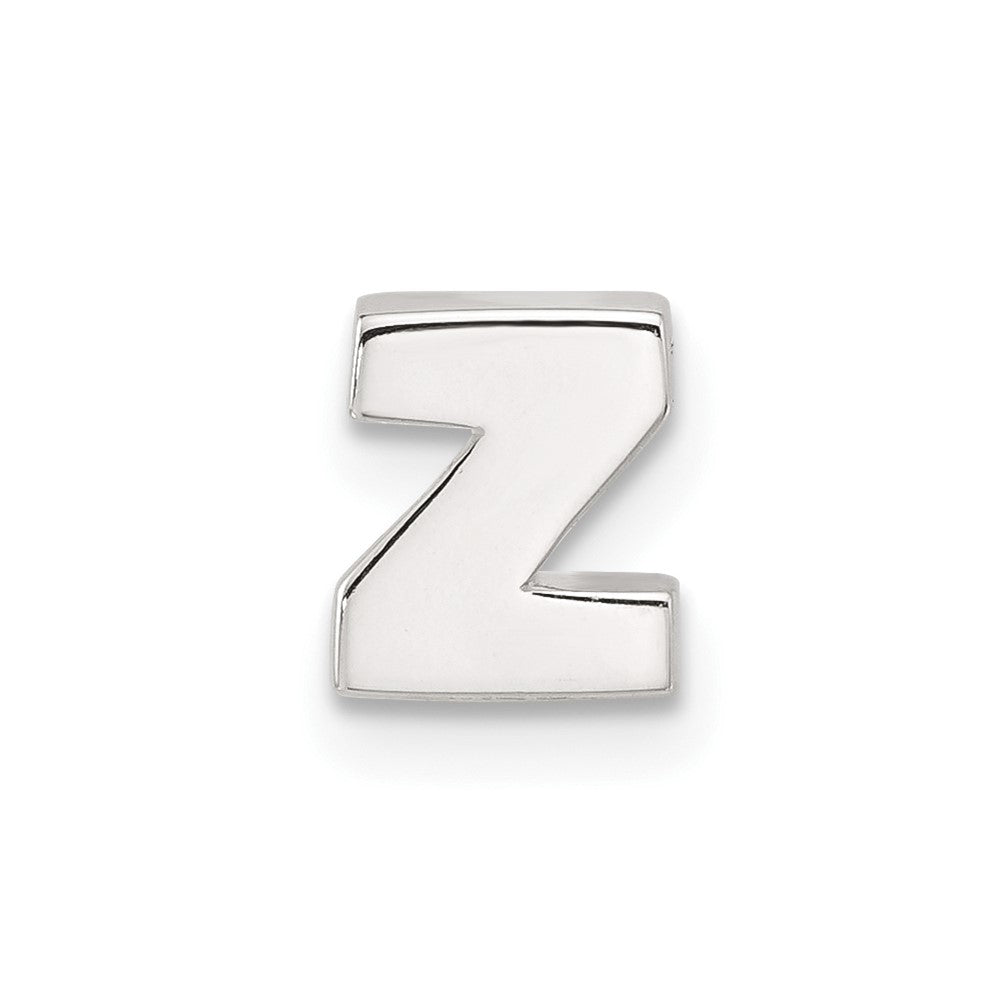 Sterling Silver E-coated Letter Z Slide Charm QC11488Z