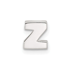 Sterling Silver E-coated Letter Z Slide Charm QC11488Z