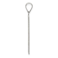 Sterling Silver Wheel of Fortune Tarot Card Pendant QC11520