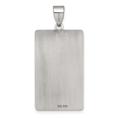 Sterling Silver Temperance Tarot Card Pendant QC11524